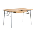 **Mesa de Escritório Moderna com Gaveta e Design Minimalista**